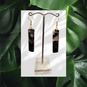 Obsidian Earrings