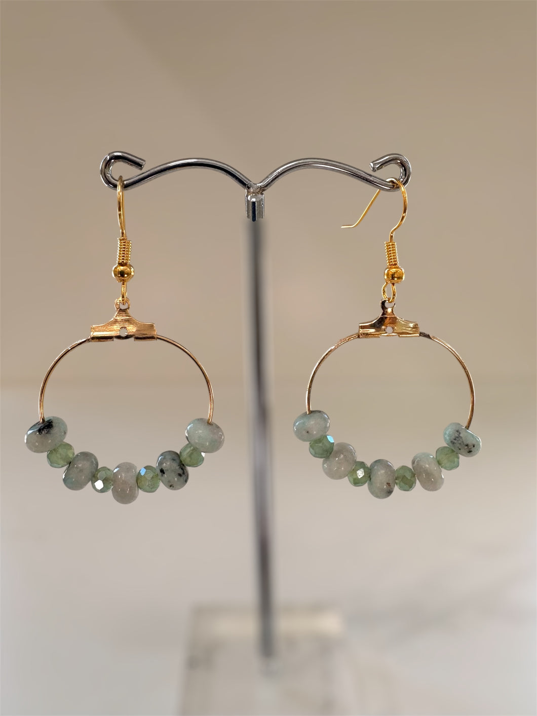 Moss Agate Earrings