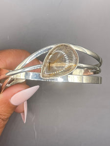 Rutilated quartz bracelet